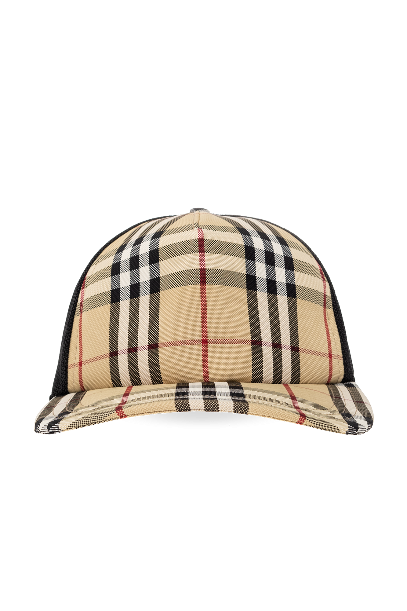 VIP【関税送料無料】希少 BURBERRY BEIGE HAT バーバリー BURBERRY 8083524 帽子 CHECK LINED BASEBALL メンズ